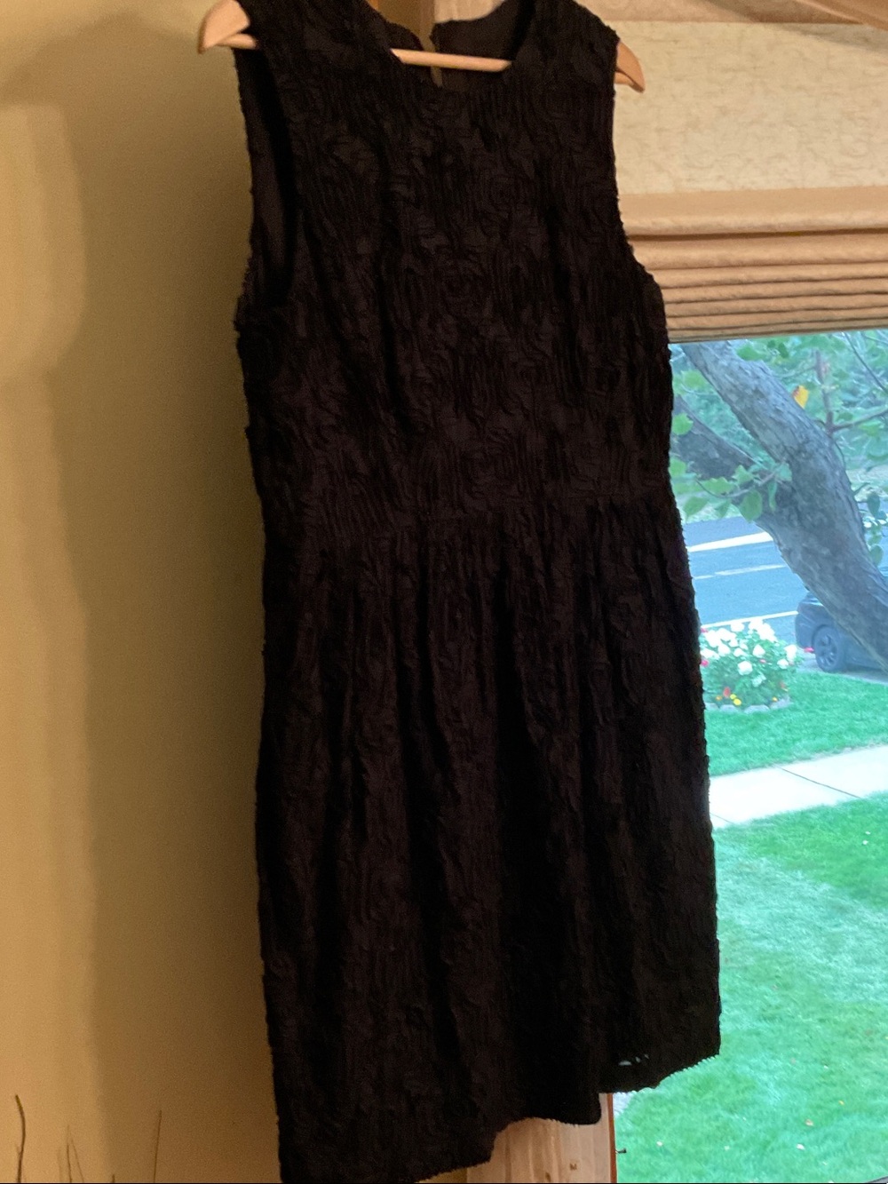 Talbots Black Cotton Beautiful Dress 16